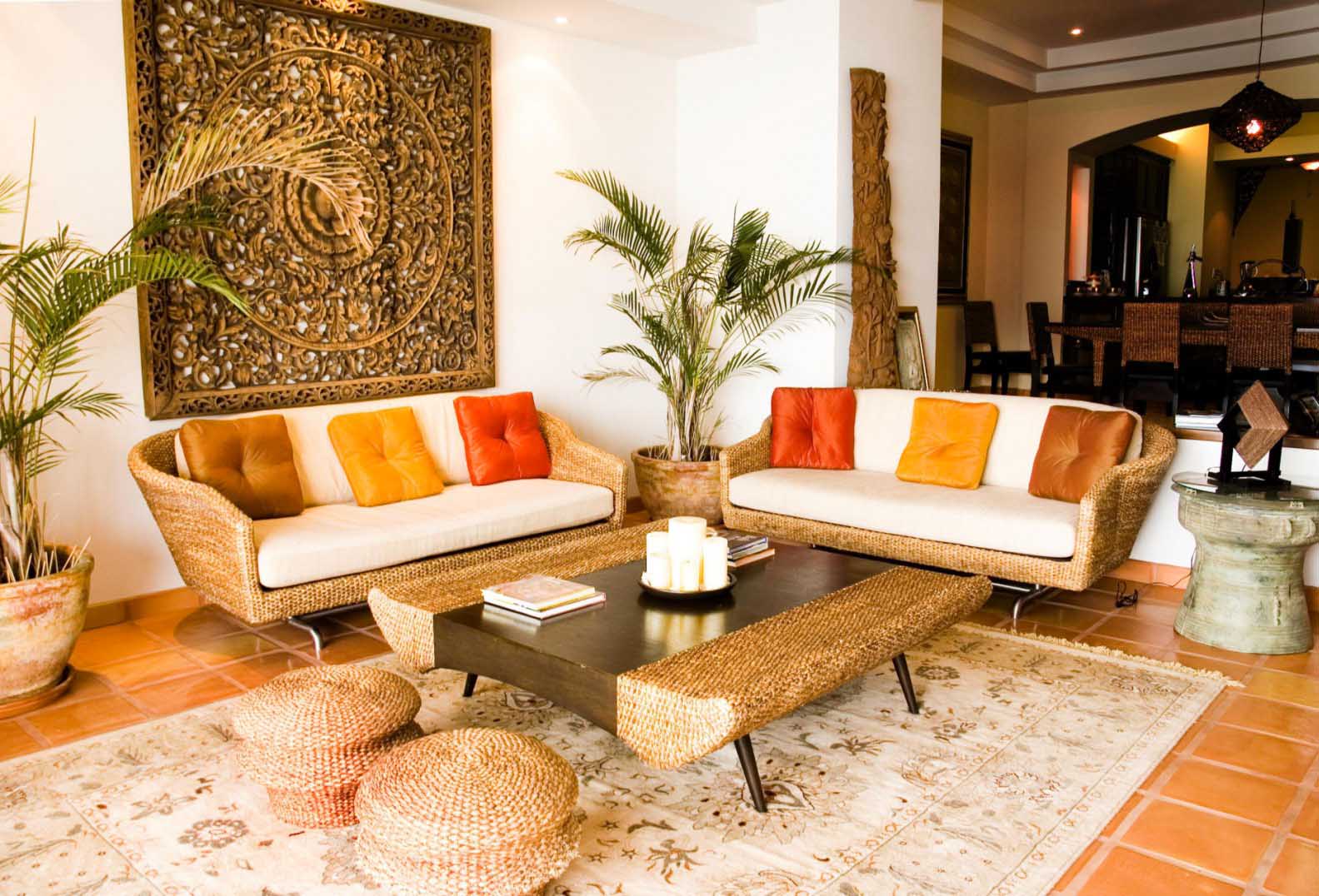 indian room living style decorating tropical interior designs archlux source